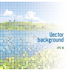 Landscape background vector image