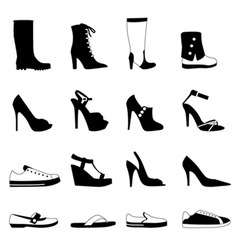 Fashion woman shoes vector image