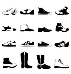 Man's shoes vector image