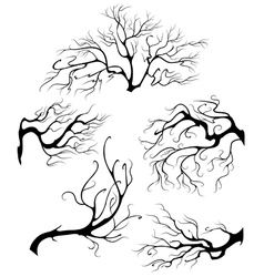 Liquid branches vector image