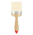 Clear brush on white background vector image