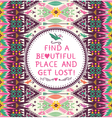 Hipster seamless aztec pattern vector image
