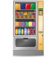 Vending snack is a machine isolated on white backg vector image