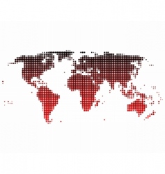 World map vector image