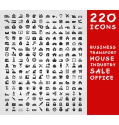 Collection of icons2 vector image