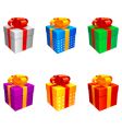 Gift boxes vector image
