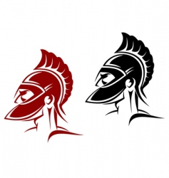Ancient warrior vector image