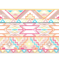 Abstract geometric seamless aztec pattern vector image