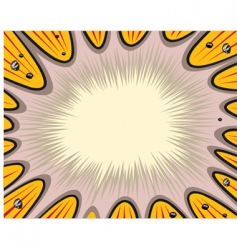 Big bang background vector image
