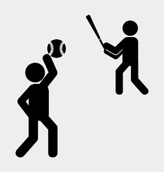 Baseball catcher Royalty Free Vector Image - VectorStock