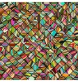 Abstract mosaic pattern background vector image
