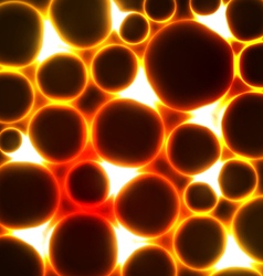 Hot magma vector image