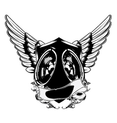 Speaker emblem vector image
