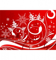 Christmas background vector image