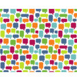 Seamless Comments Background vector image