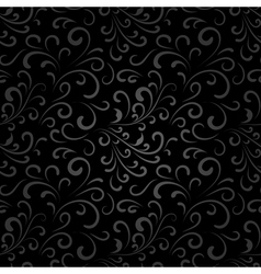 Black pattern vector image