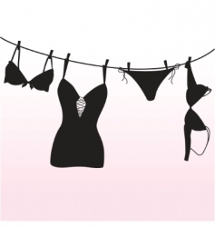 Lingerie vector image