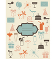 Vintage restaurant poster Vintage restaurant poster vector image