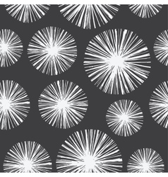 Bright floral seamless pattern with hand drawn vector image