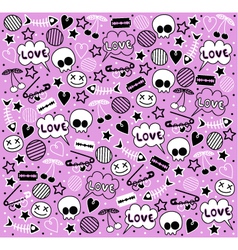 Teenager background vector image