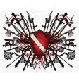 Medieval weapons vector image