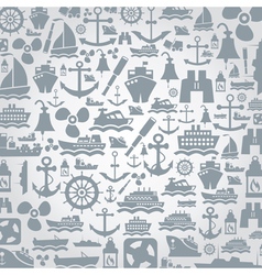 Ship a background vector image