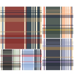 Plaid check pattern vector image