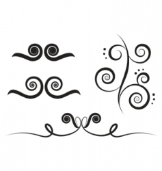 Art swirl vector image