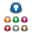Lamp buttons vector image