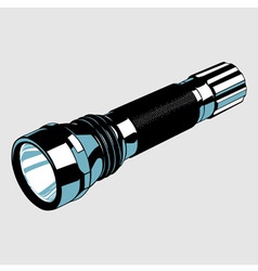 Flashlight vector image