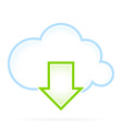 Cloud Computing Icon Download vector image