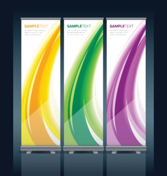Abstract bunting vector image