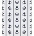 Nautical seamless pattern vector image