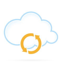 Cloud Computing Icon Conversion vector image