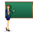 Teacher vector image