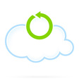 Cloud Computing Icon Reload vector image