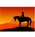 Cowboy vector image
