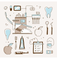 Dentist icon vector image