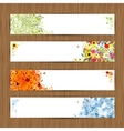 Four seasons - spring summer autumn winter Banners vector image