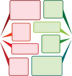 Message background vector image
