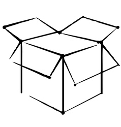 Box icon vector image