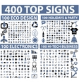 Hundreds of icons vector image