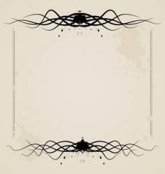 Vintage frame vector image