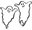 Ghosts vector image