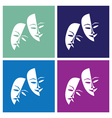 Theater masks vector image