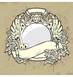 Grunge Label with Space for text vector image