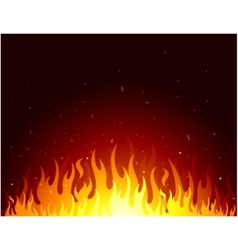 Fire flames symbol vector image