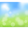 Back summer green vector image