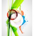 Elements background vector image
