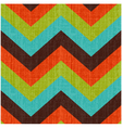 Seamless Retro Zig Zag Pattern vector image